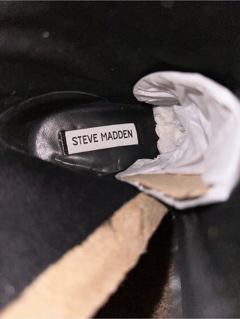 Steve Madden ‘Alston’ Bootie Leopard Ponyhair Fur Boots Low Heel 8.5 NIB - Picture 13 of 14